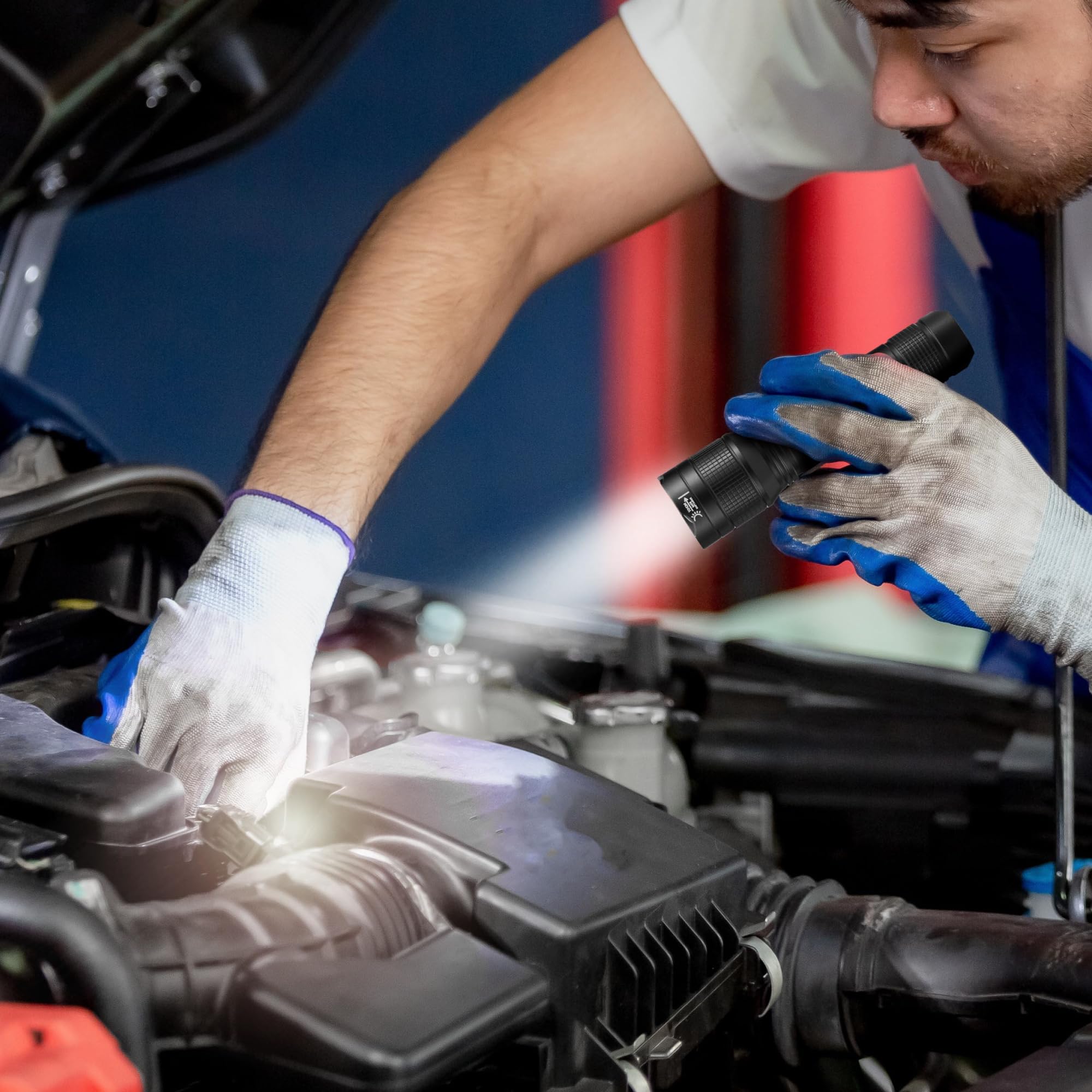 EverBrite 3000LM Rechargeable LED Flashlight – Super Bright & High Lumen Flashlight with 5 Modes, Memory Function, Power Indicator, Zoomable – Compact Small Light for Home, Hiking & Emergencies - Image 6