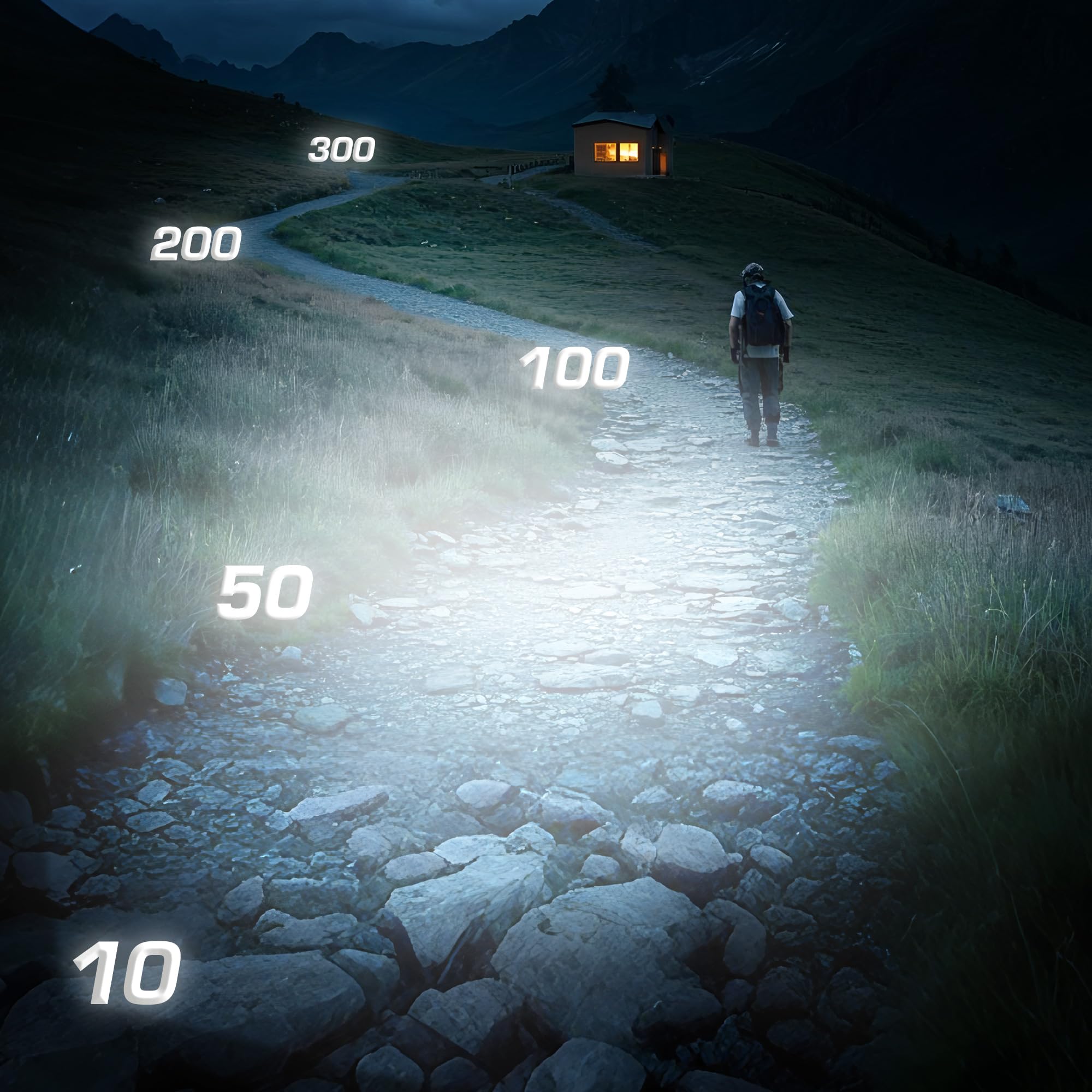 EverBrite Rechargeable Headlamp, 2 Pack Kids Headlamp with White/Red/Green Light and Memory Function, Head Lamp for Adult and Kid with 5 Modes, 120° Adjustable LED Headlamp for Camping, Running-Blue - Image 9